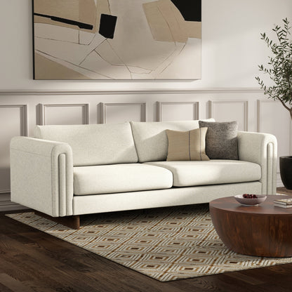 WYNDENHALL Drayton 84 Wide Contemporary Sofa in Tightly Woven Performance Fabric - 84 W x 38 D x 30 H,