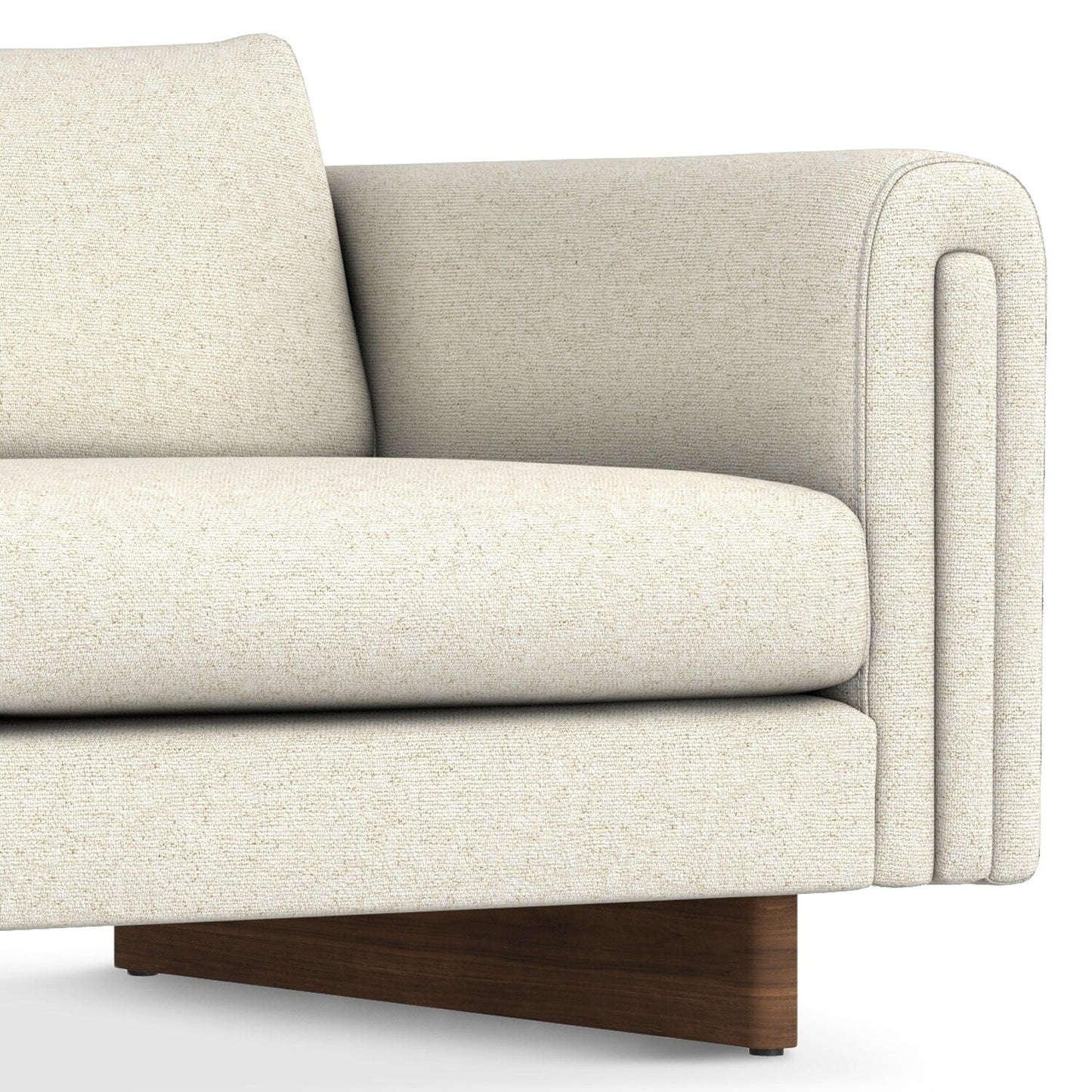 WYNDENHALL Drayton 84 Wide Contemporary Sofa in Tightly Woven Performance Fabric - 84 W x 38 D x 30 H,