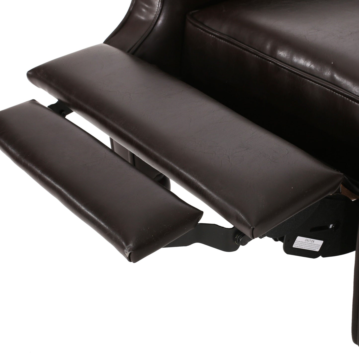 Walter Classic Tufted Bonded Leather Recliner Set (2-Piece) with Nailhead Trim by Christopher Knight Home