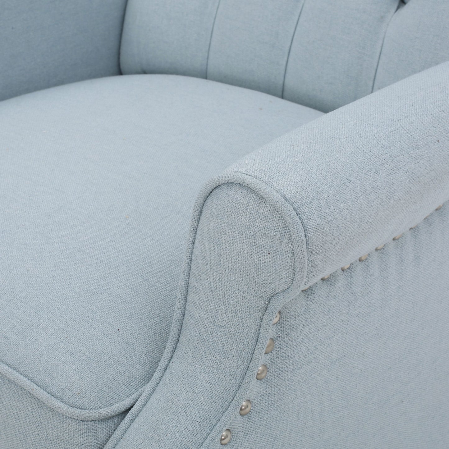 Walter Tufted Fabric Wingback Recliner Club Chair by Christopher Knight Home