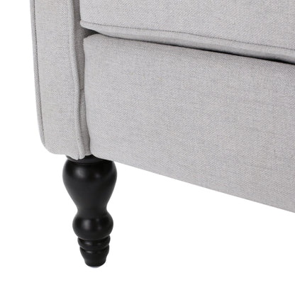 Walter Tufted Fabric Wingback Recliner Club Chair by Christopher Knight Home