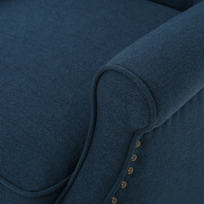 Walter Tufted Fabric Recliners (Set of 2) by Christopher Knight Home