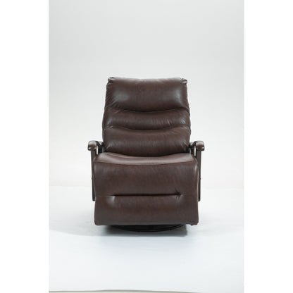 Water-Resistant Swivel Power Recliner Chair with USB Port, Solid Wood Armrests, and Gentle Rocking Function