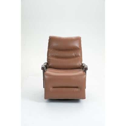Water-Resistant Swivel Power Recliner Chair with USB Port, Solid Wood Armrests, and Gentle Rocking Function