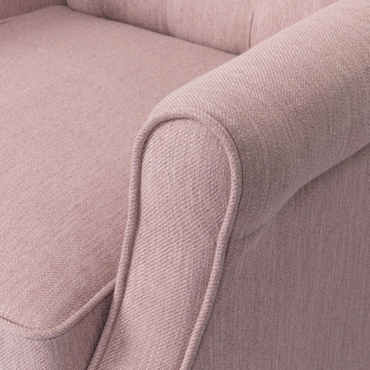 Wellscross Contemporary Tufted Fabric Push Back Recliner by Christopher Knight Home
