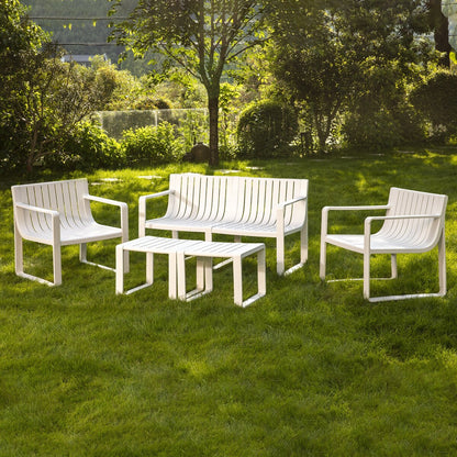Werph 4 Person Patio Furniture Set, Outdoor Furniture Patio Table and Chairs Set