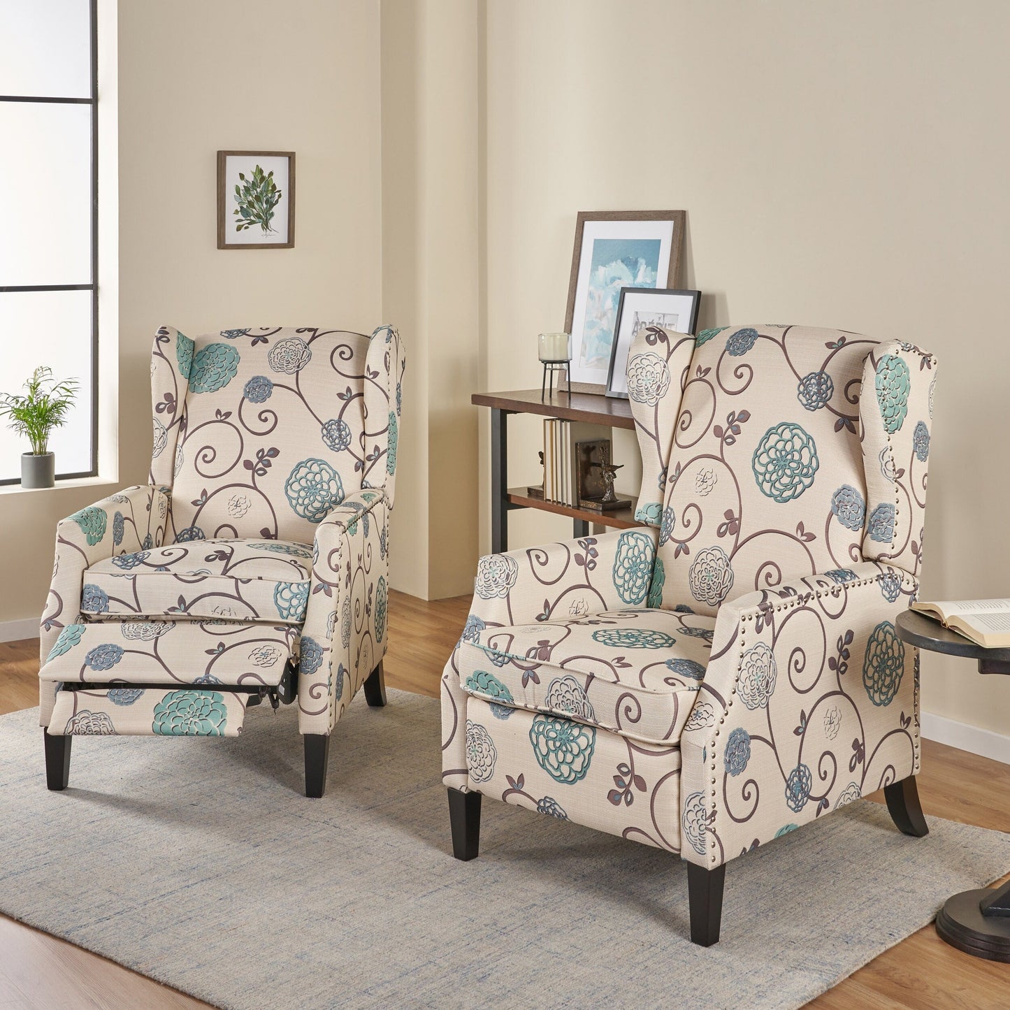 Wescott Contemporary Recliners (Set of 2) by Christopher Knight Home