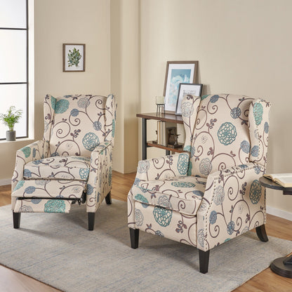 Wescott Contemporary Recliners (Set of 2) by Christopher Knight Home