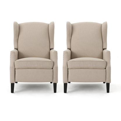 Wescott Contemporary Recliners (Set of 2) by Christopher Knight Home