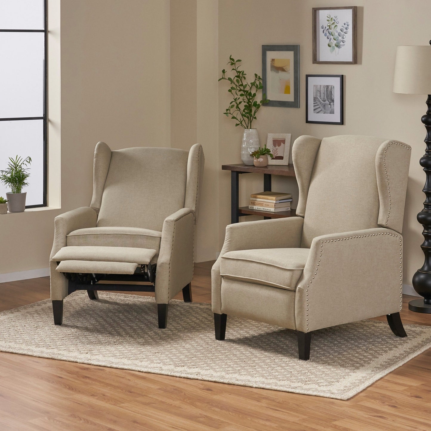 Wescott Contemporary Recliners (Set of 2) by Christopher Knight Home