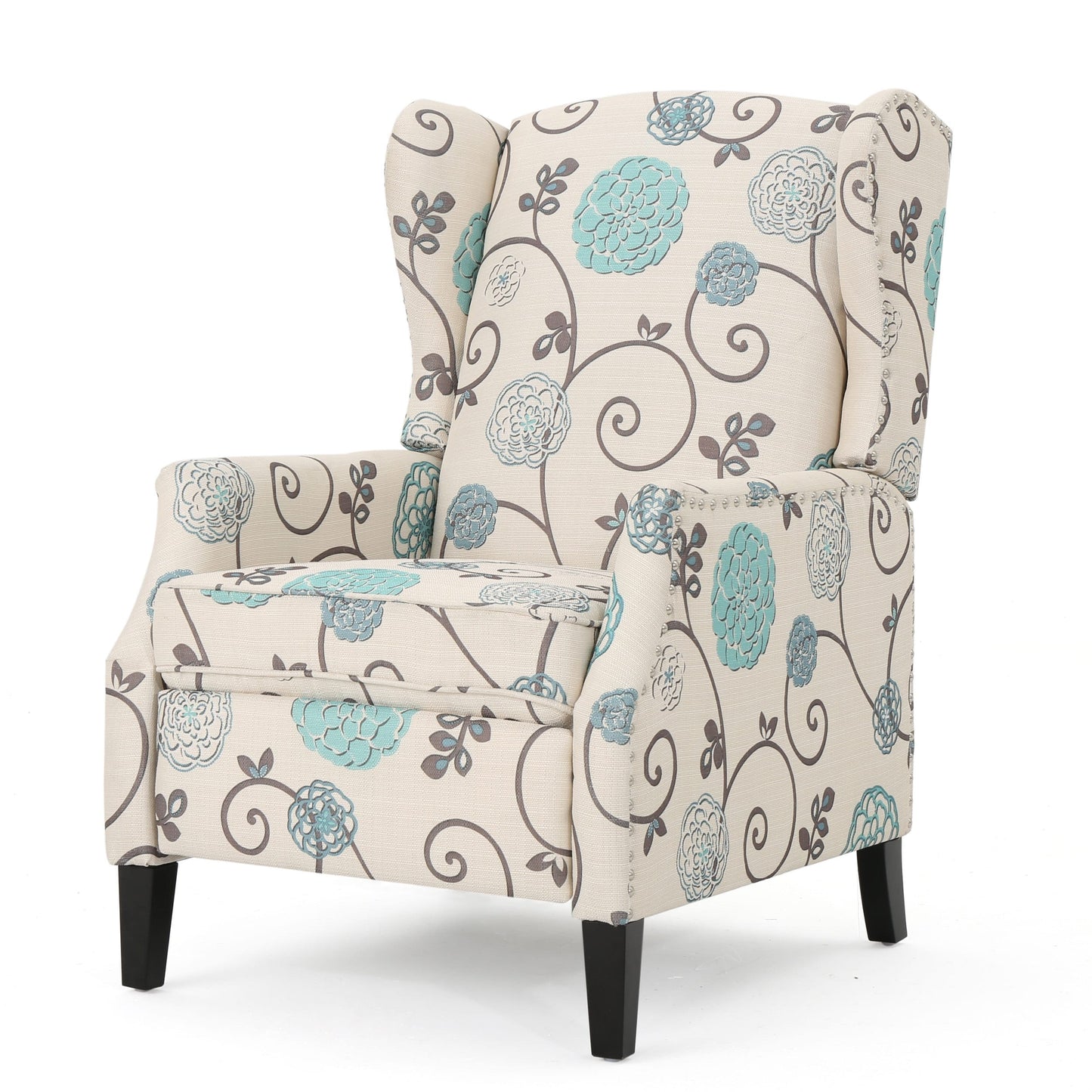 Wescott Wingback Pushback Recliner by Christopher Knight Home
