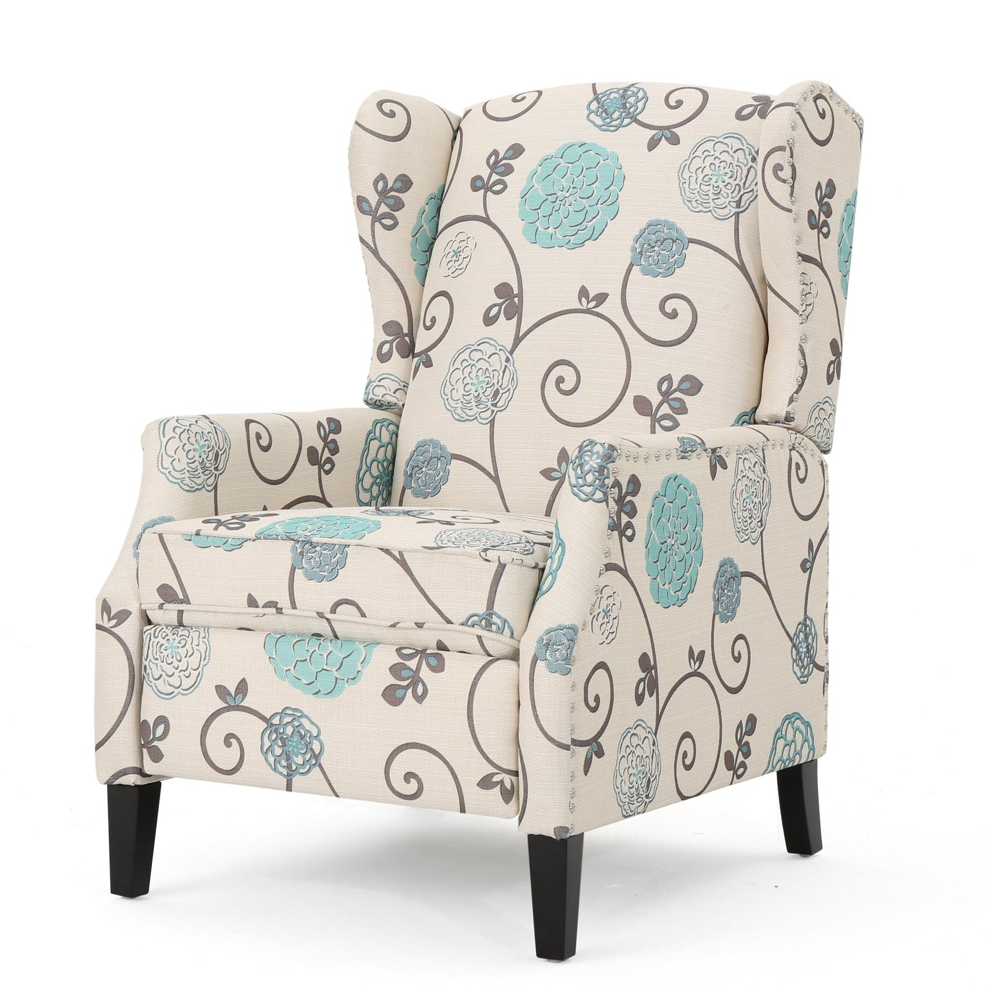 Wescott Wingback Pushback Recliner by Christopher Knight Home