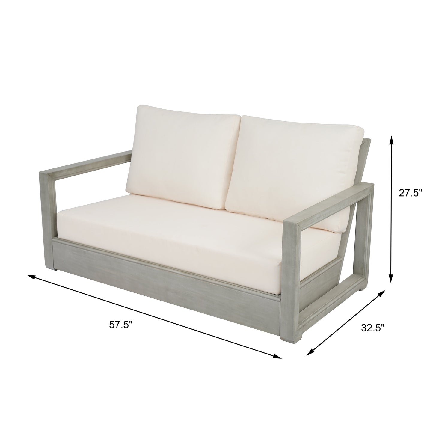 Westchester 4-piece Acacia Patio Chat Set by Christopher Knight Home