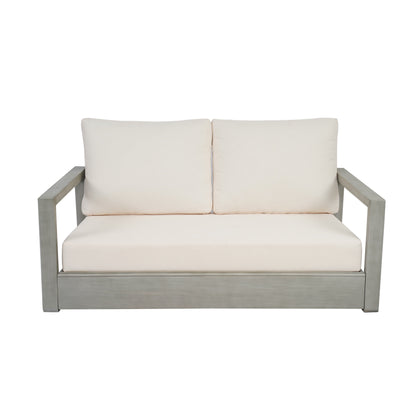 Westchester 4-piece Acacia Patio Chat Set by Christopher Knight Home