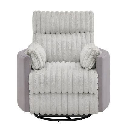 Wide Wale Corduroy Upholstery Manual Recliner
