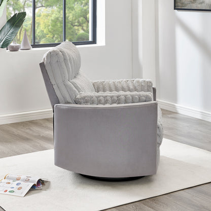 Wide Wale Corduroy Upholstery Manual Recliner