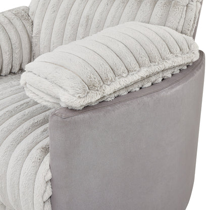 Wide Wale Corduroy Upholstery Manual Recliner