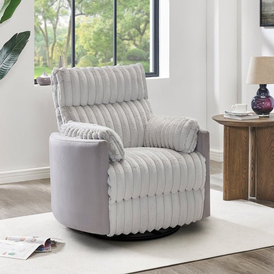 Wide Wale Corduroy Upholstery Manual Recliner