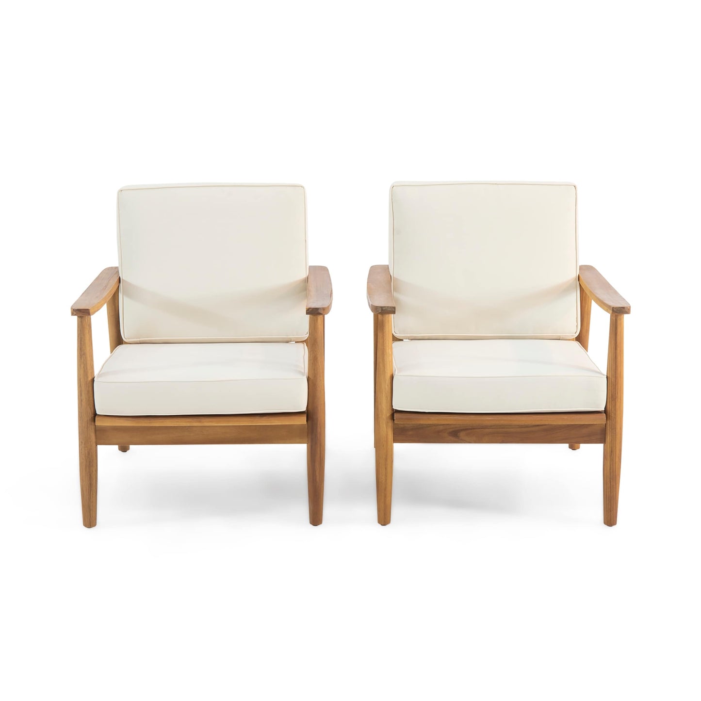 Willowbrook Wood Club Chair (Set of 2) by Christopher Knight Home