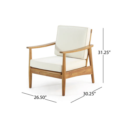 Willowbrook Wood Club Chair (Set of 2) by Christopher Knight Home
