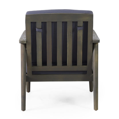 Willowbrook Outdoor Acacia Wood 4 Seater Chat Set by Christopher Knight Home
