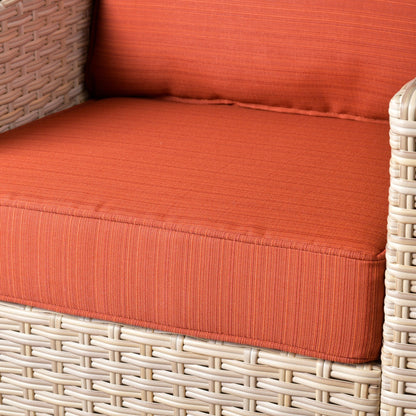 XIZZI 5-piece Outdoor Patio Furniture Rattan Wicker Conversation Sofa Set