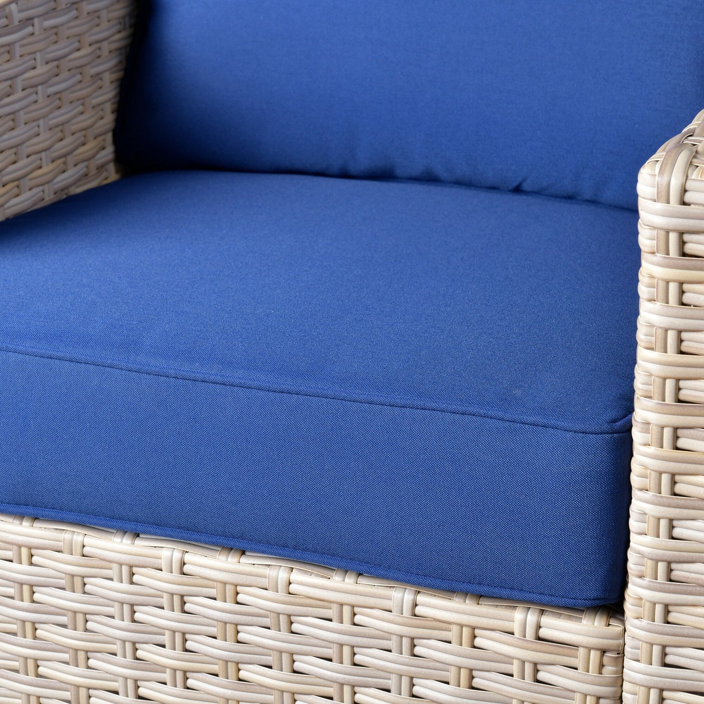 XIZZI 5-piece Outdoor Patio Furniture Rattan Wicker Conversation Sofa Set