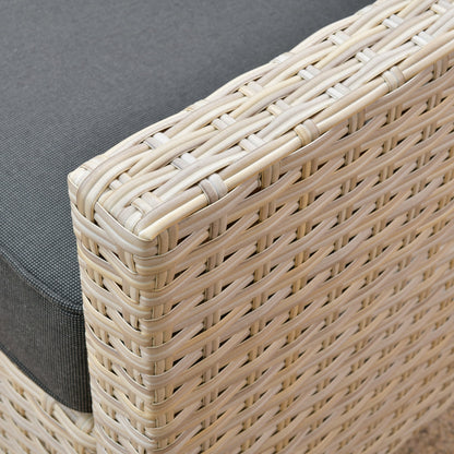 XIZZI 5-piece Outdoor Patio Furniture Rattan Wicker Conversation Sofa Set