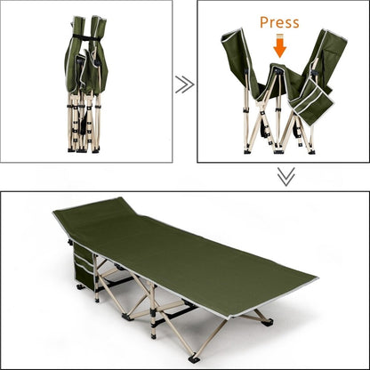 Yaheetech Folding Camping Cot Portable Metal Folding Camping Bed Outdoor Indoor