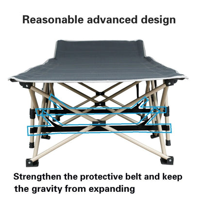 Yaheetech Folding Camping Cot Portable Metal Folding Camping Bed Outdoor Indoor