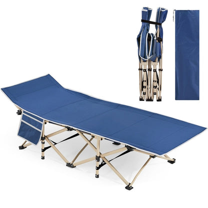 Yaheetech Folding Camping Cot Portable Metal Folding Camping Bed Outdoor Indoor