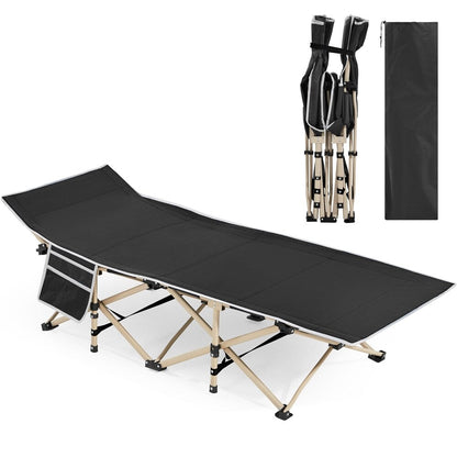Yaheetech Folding Camping Cot Portable Metal Folding Camping Bed Outdoor Indoor