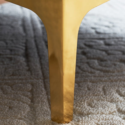 Yellow 83'' L-Shaped Velvet 3-Seater Sectional Sofa with Loose Backrests, Armrests, and Metal Legs