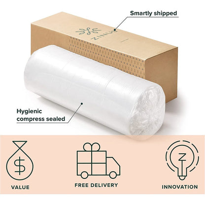 ZINUS 12 Inch Cloud Memory Foam Mattress, Pressure Relieving, Bed-in-a-Box, CertiPUR-US Certified