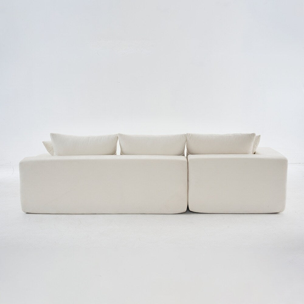extra large deep modular sofa, cloud sofa 4-person sofa