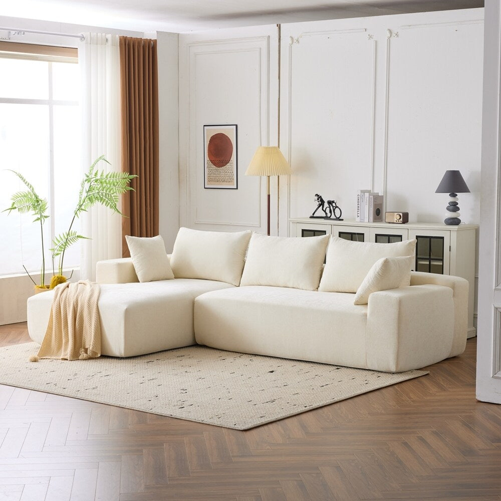 extra large deep modular sofa, cloud sofa 4-person sofa