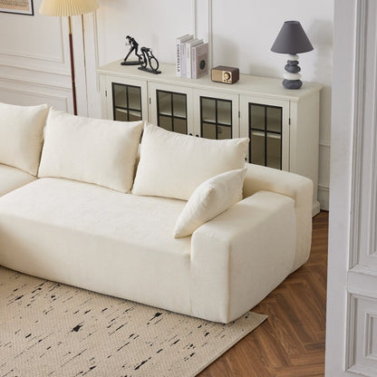 extra large deep modular sofa, cloud sofa 4-person sofa