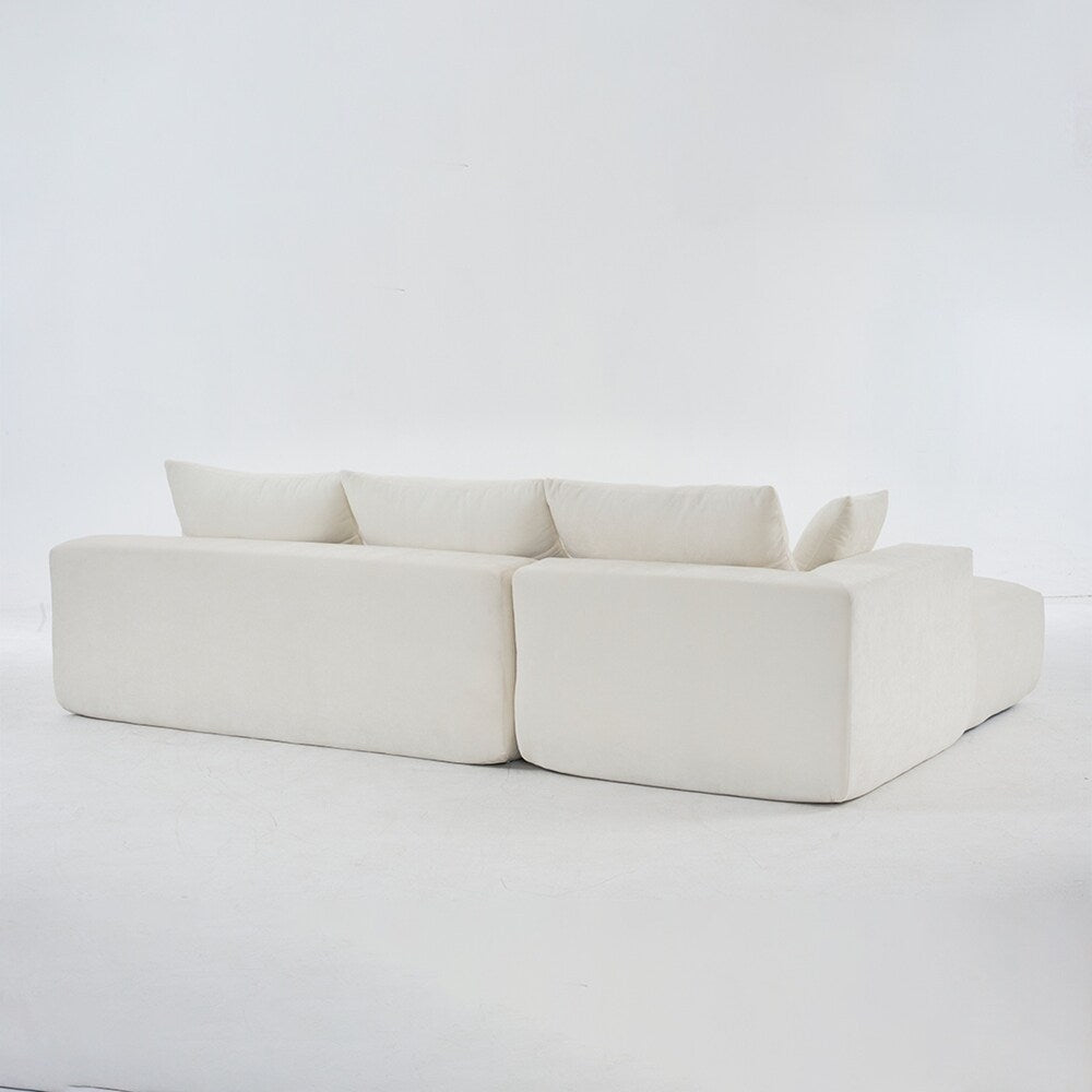 extra large deep modular sofa, cloud sofa 4-person sofa
