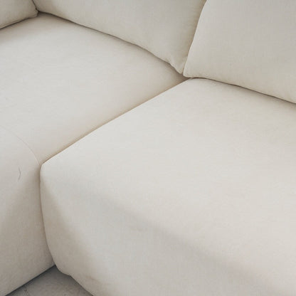 extra large deep modular sofa, cloud sofa 4-person sofa