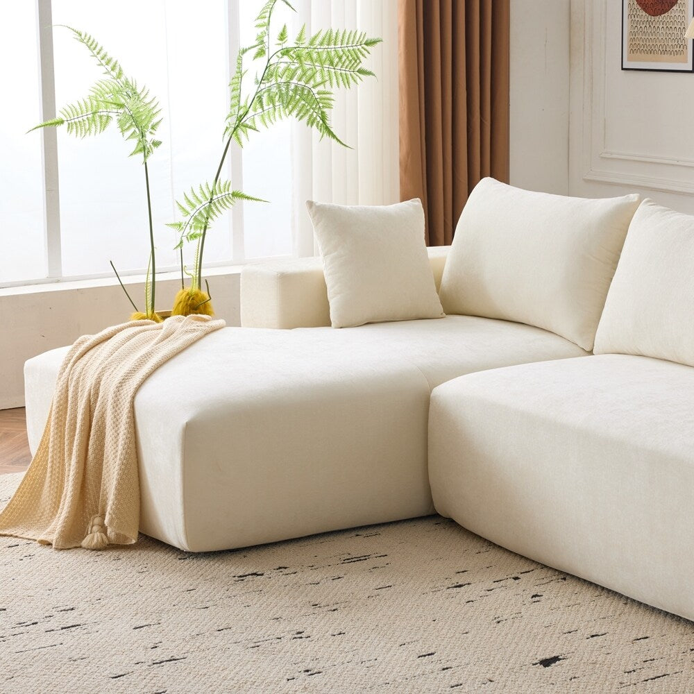 extra large deep modular sofa, cloud sofa 4-person sofa