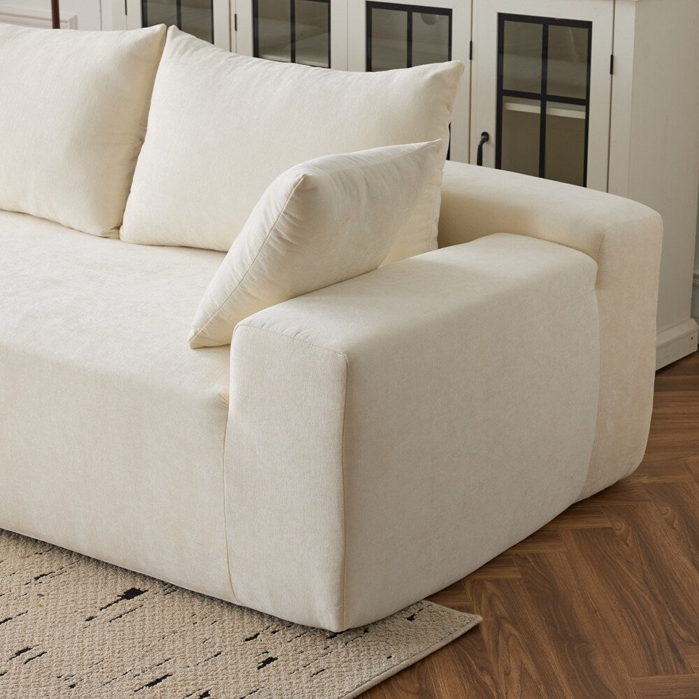 extra large deep modular sofa, cloud sofa 4-person sofa