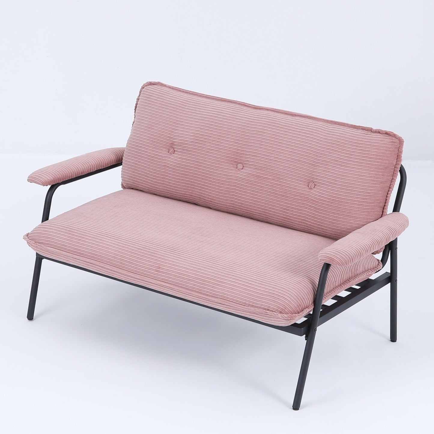 ompact 53 Inch Sofa 2-Seater with Metal Frame Modern Design Ideal for Small Spaces