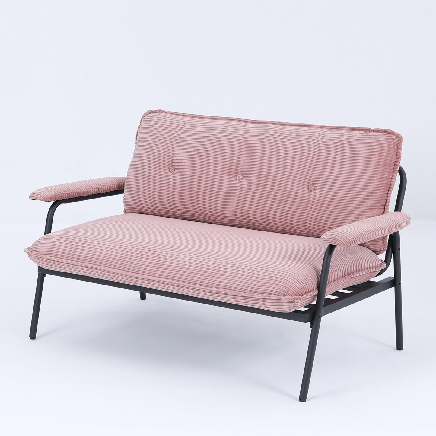 ompact 53 Inch Sofa 2-Seater with Metal Frame Modern Design Ideal for Small Spaces