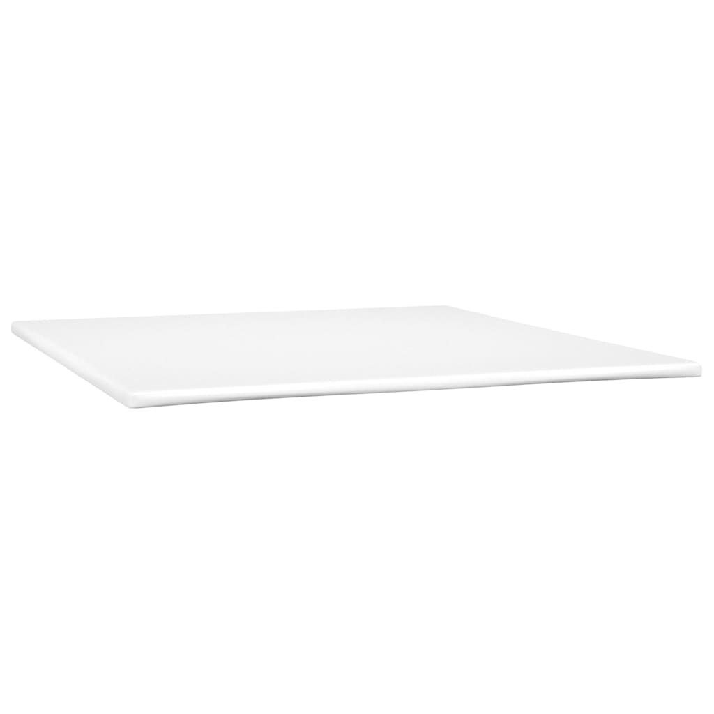 vidaXL Bed Frame Box Spring Bed Base with Mattress for Bedroom Faux Leather