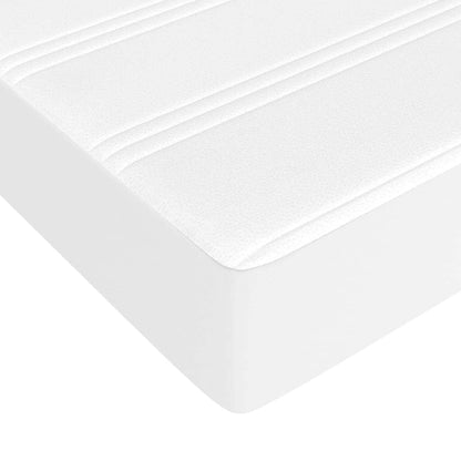 vidaXL Bed Frame Box Spring Bed Base with Mattress for Bedroom Faux Leather
