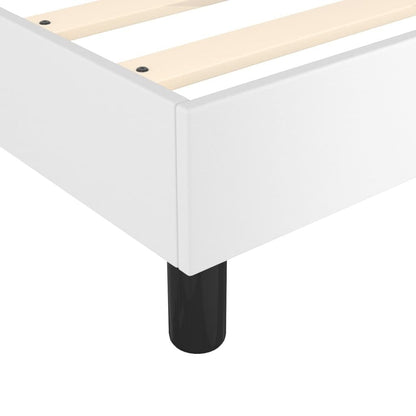 vidaXL Bed Frame Box Spring Bed Base with Mattress for Bedroom Faux Leather