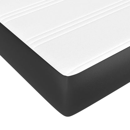 vidaXL Bed Frame Box Spring Bed Base with Mattress for Bedroom Faux Leather