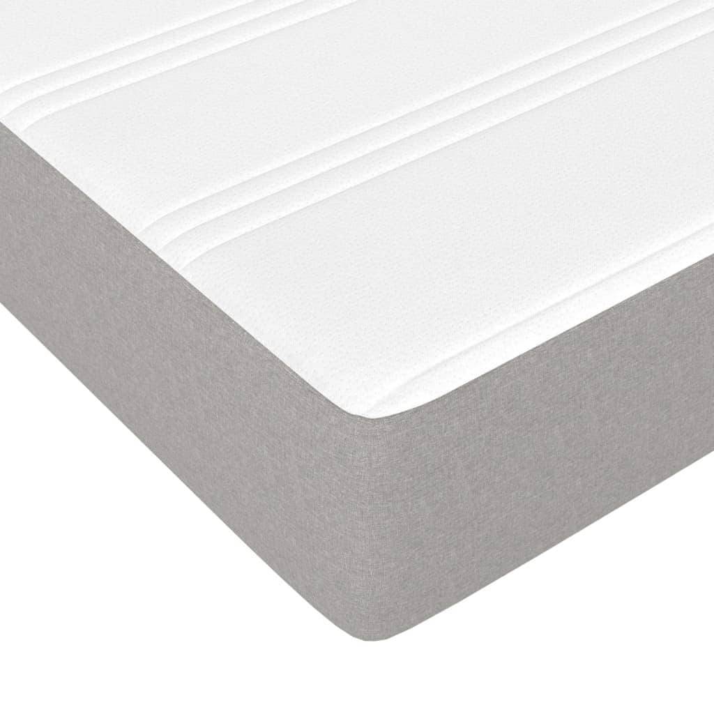 vidaXL Bed Frame Box Spring Platform Bed Base Frame Mattress Foundation Fabric
