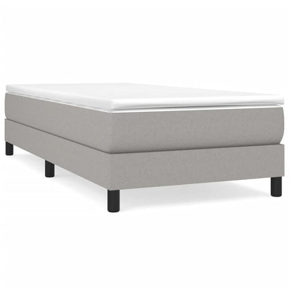 vidaXL Bed Frame Box Spring Platform Bed Base Frame Mattress Foundation Fabric