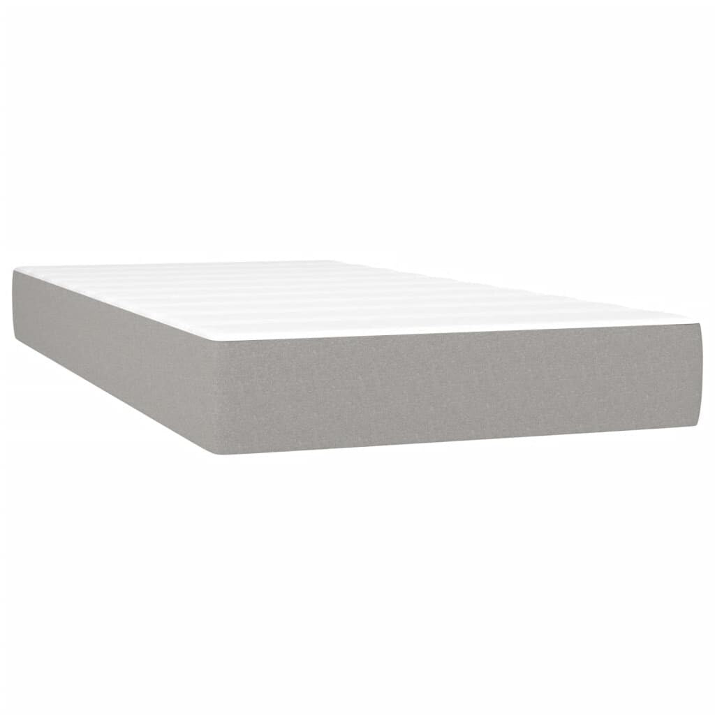 vidaXL Bed Frame Box Spring Platform Bed Base Frame Mattress Foundation Fabric